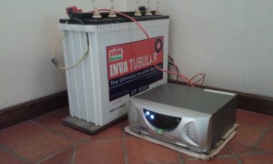 The invertor in our apartment.