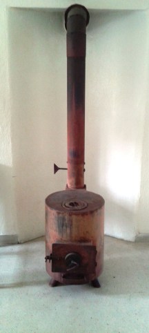 Sitting next to it now as I type this blog post!  The most effective indoor heating device, our wood stove.