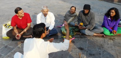 Early morning special Shiva puja.