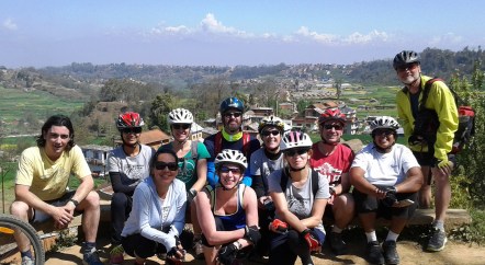 Mountains floating high in the sky - what a treat!